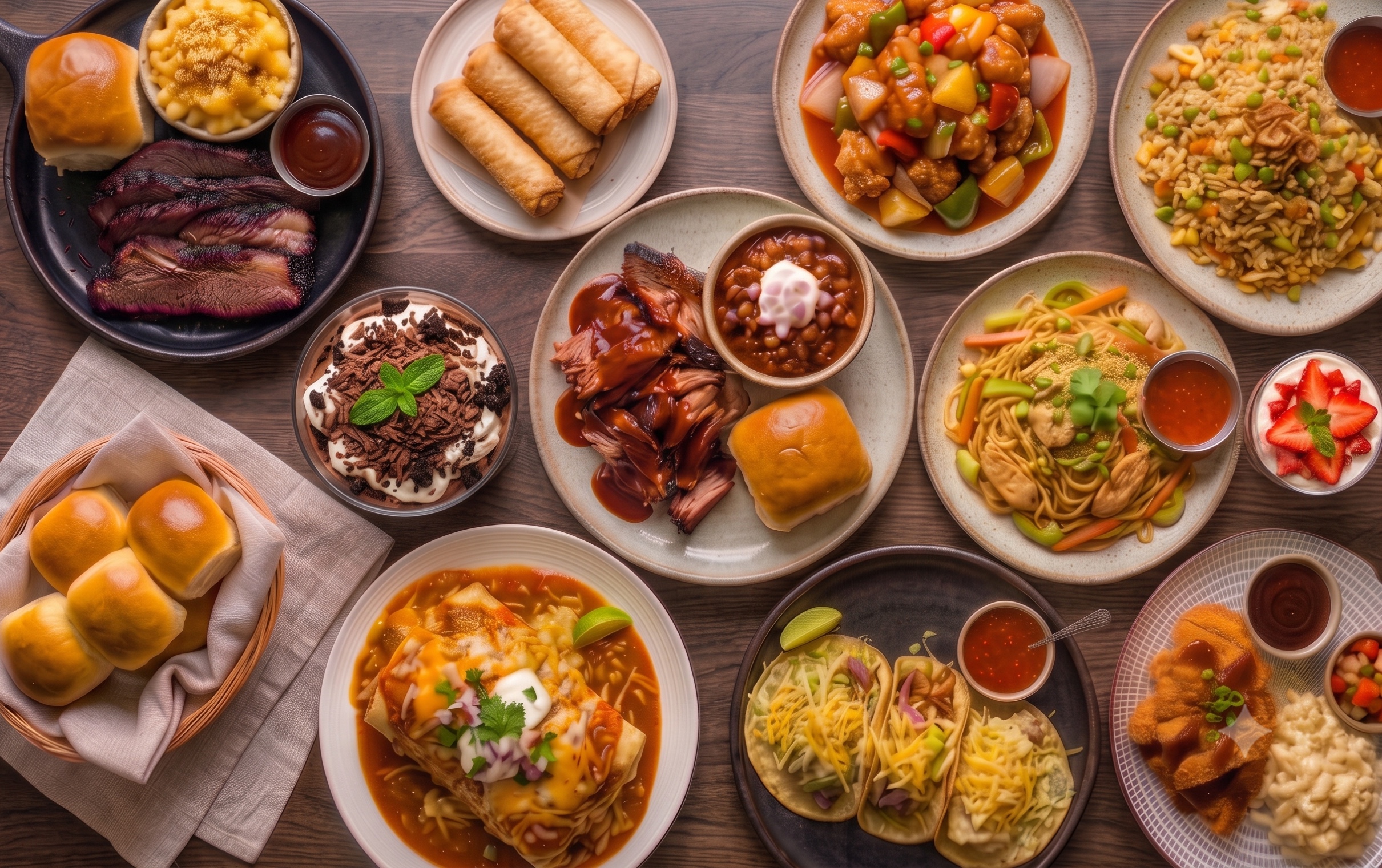 Delicious Kendra's Kitchen Food Spread