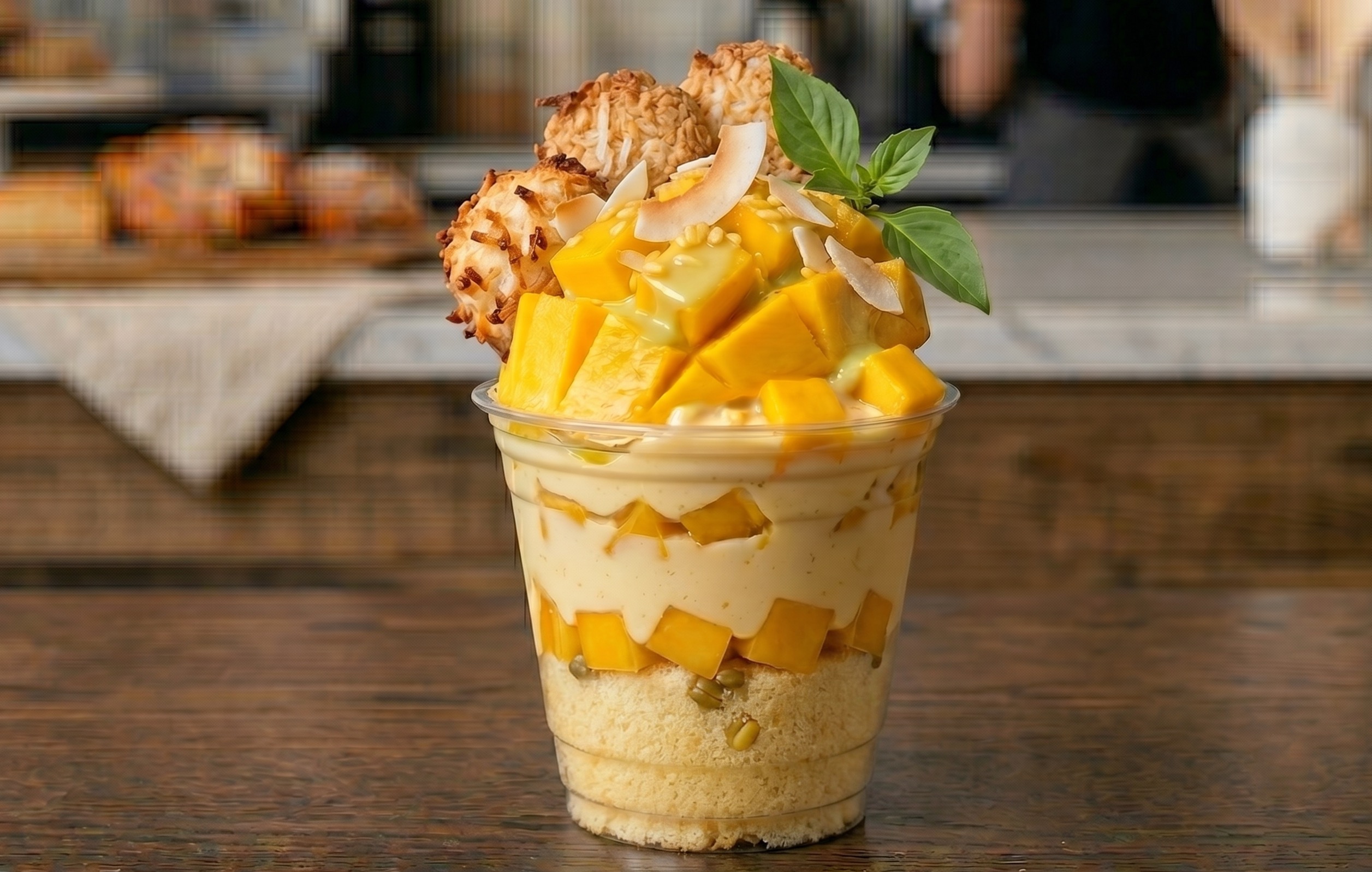 Mango Coconut Trifle